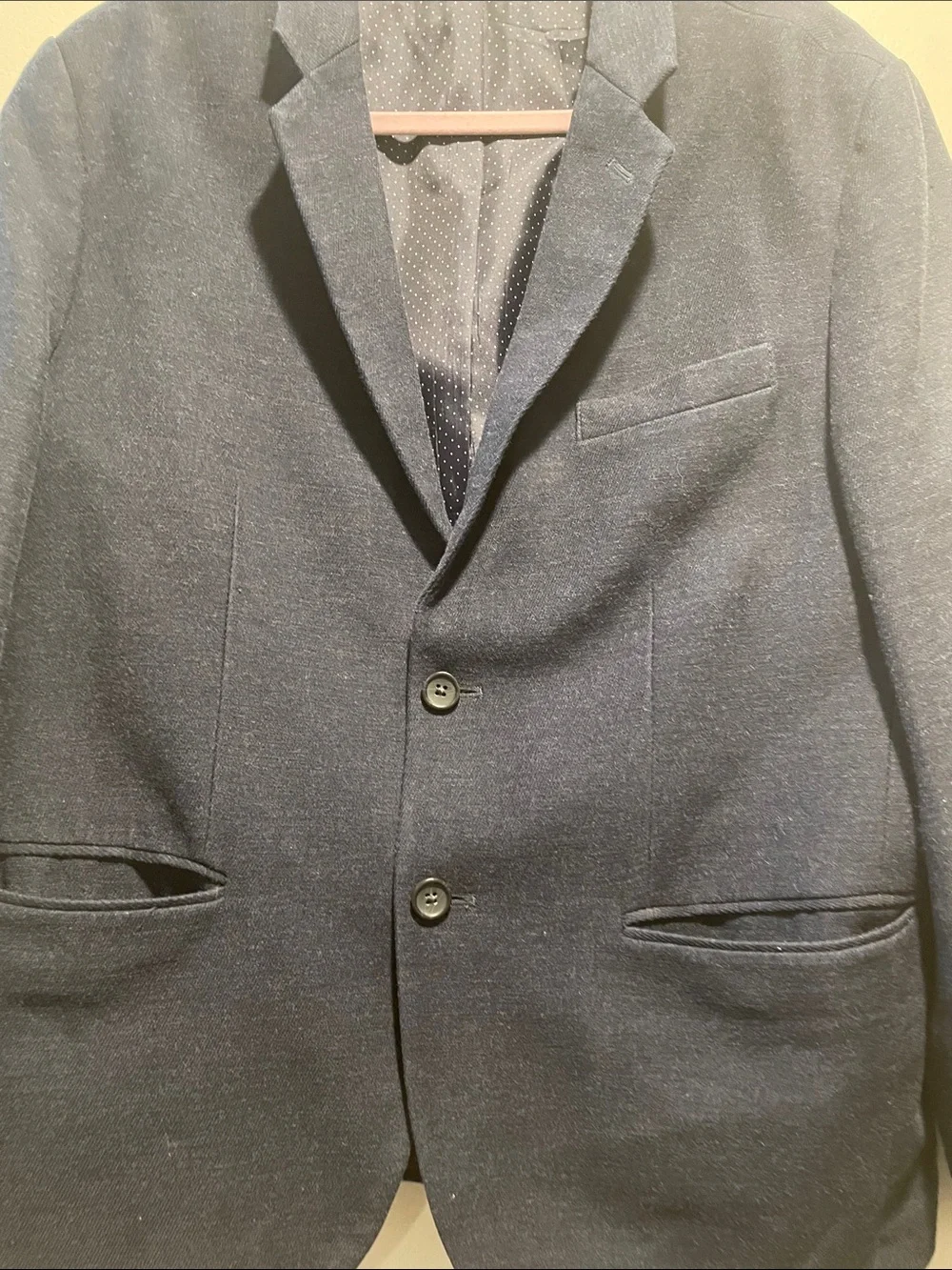 Banana Republic Tailored Slim Fit Dark Navy Two-Button Sport Coat Vietnam